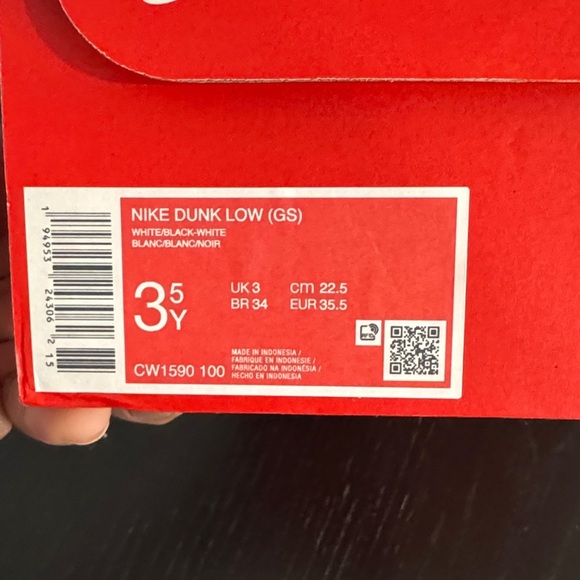 Nike Dunk Low Big Kids' Shoes Size 3.5y (GS) - Picture 6 of 6